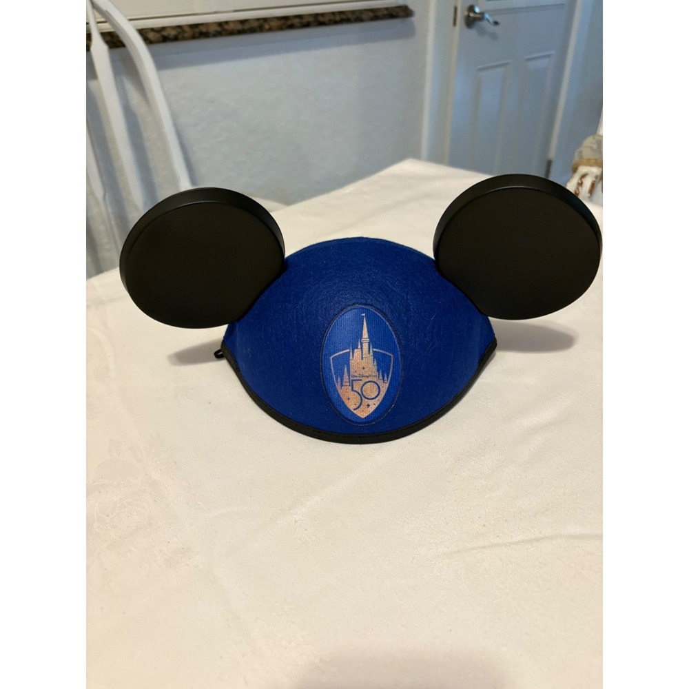 DISNEY Mickey Mouse‎ Ears Cast Member Hat 50TH ANNIVERSARY